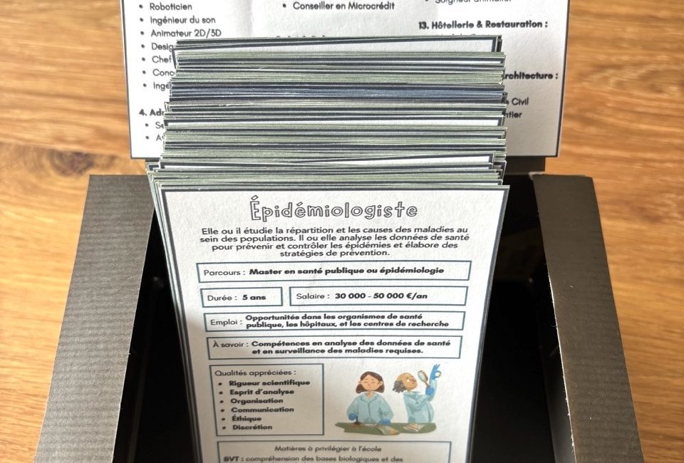 Mes fiches métiers à imprimer
