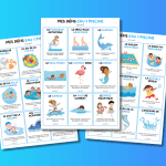 Cartes Défis Piscine