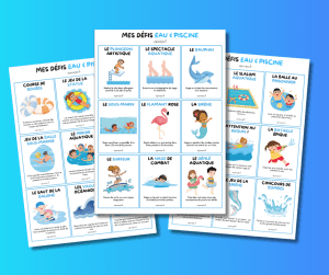Cartes Défis Piscine