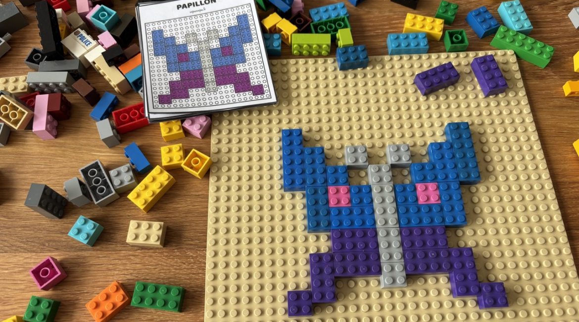 Fiches Lego Printemps Pappillon