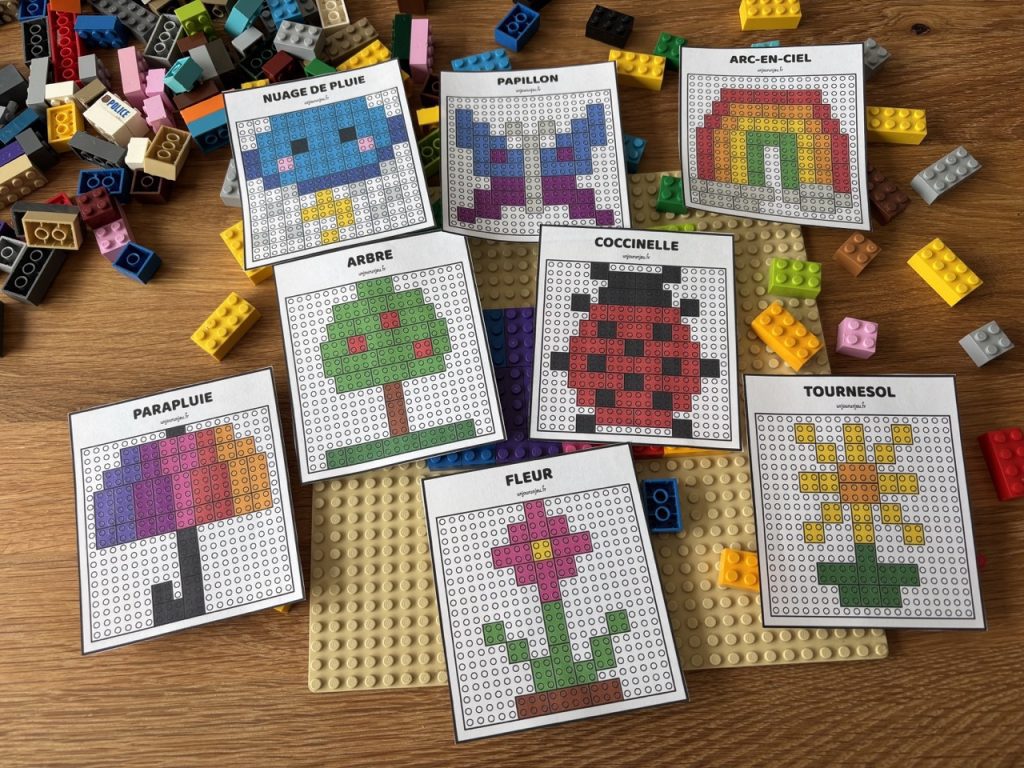 Fiches Lego Printemps Modèles