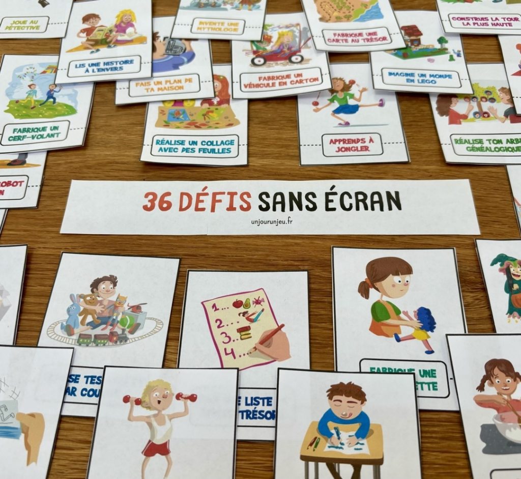 Mes défis sans écran