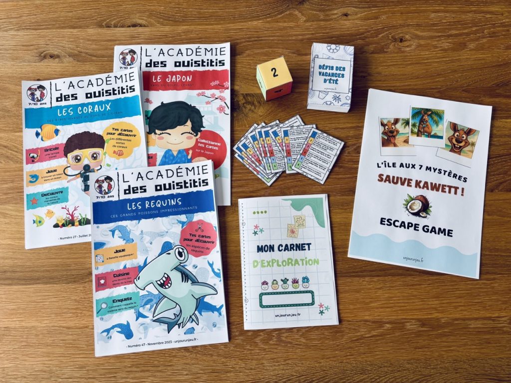 La box curieuse de l'été des explorateurs