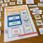 Mon calendrier à compléter