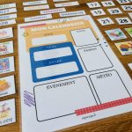 Calendrier à compléter - apprendre la date