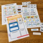 Calendrier à compléter