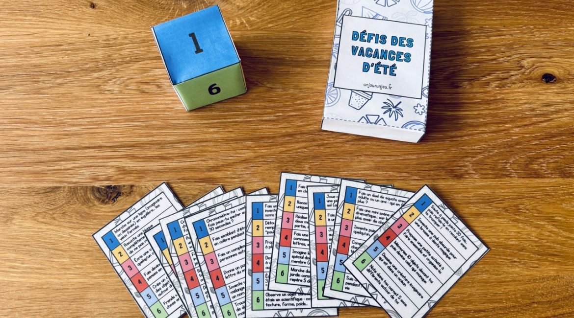 Mon jeu des défis de l'été