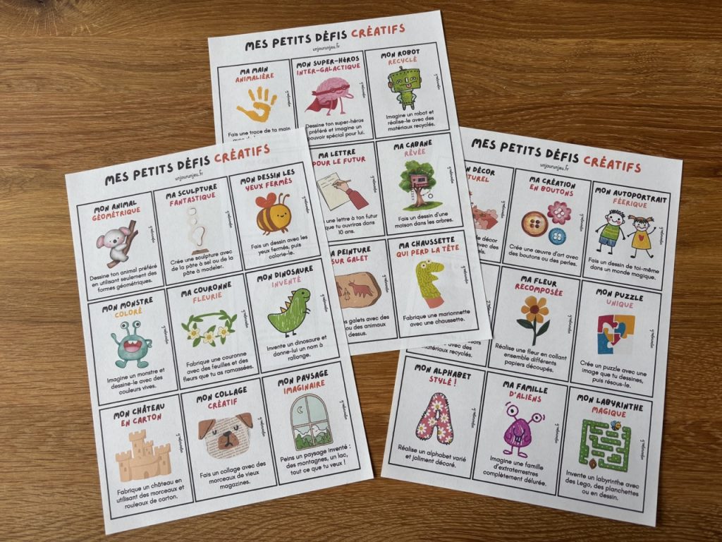 Petits défis créatifs pour stimuler l&rsquo;imagination