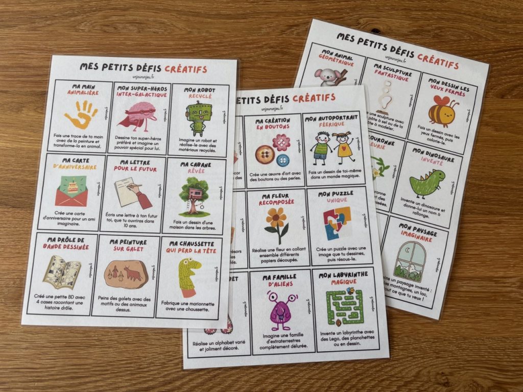 Petits défis créatifs pour stimuler l&rsquo;imagination