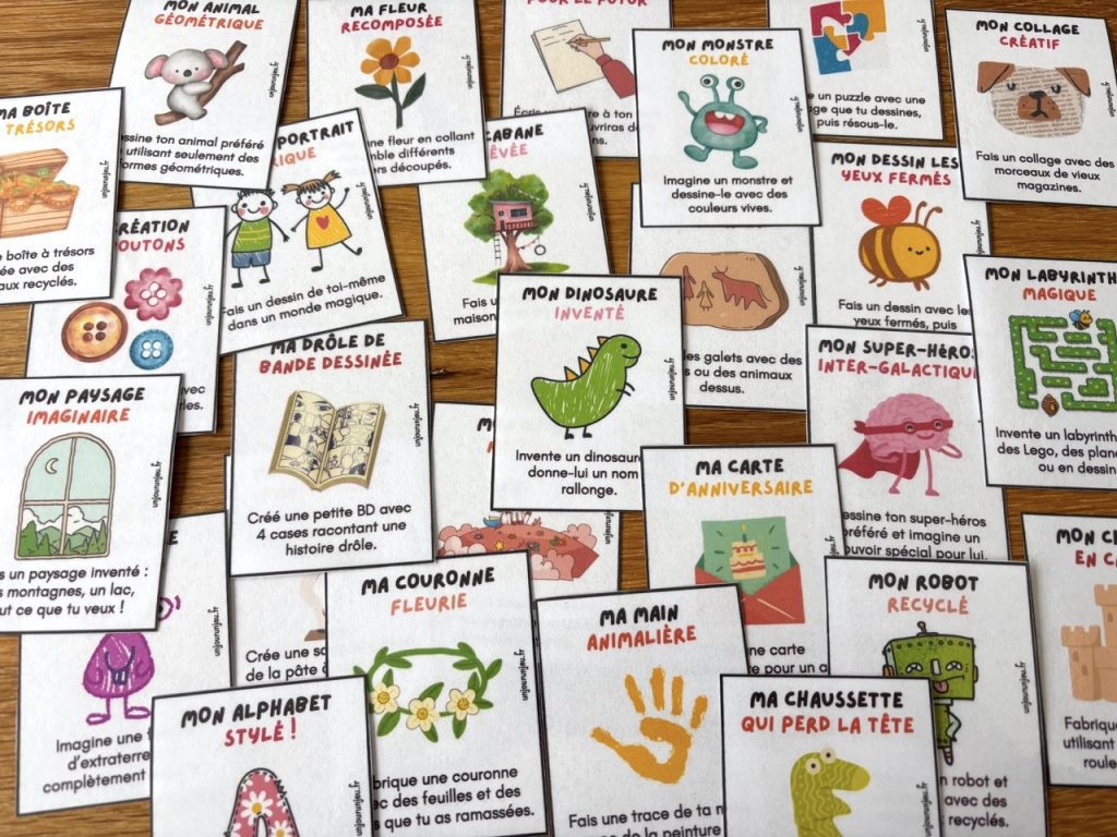 Mes défis créatifs