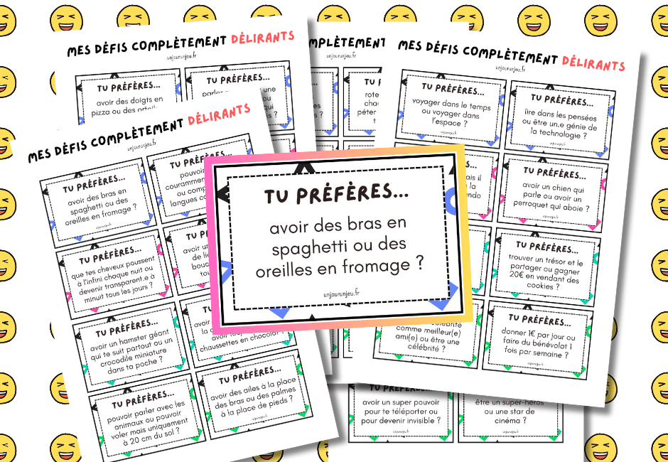 Défis "Tu préfères..."