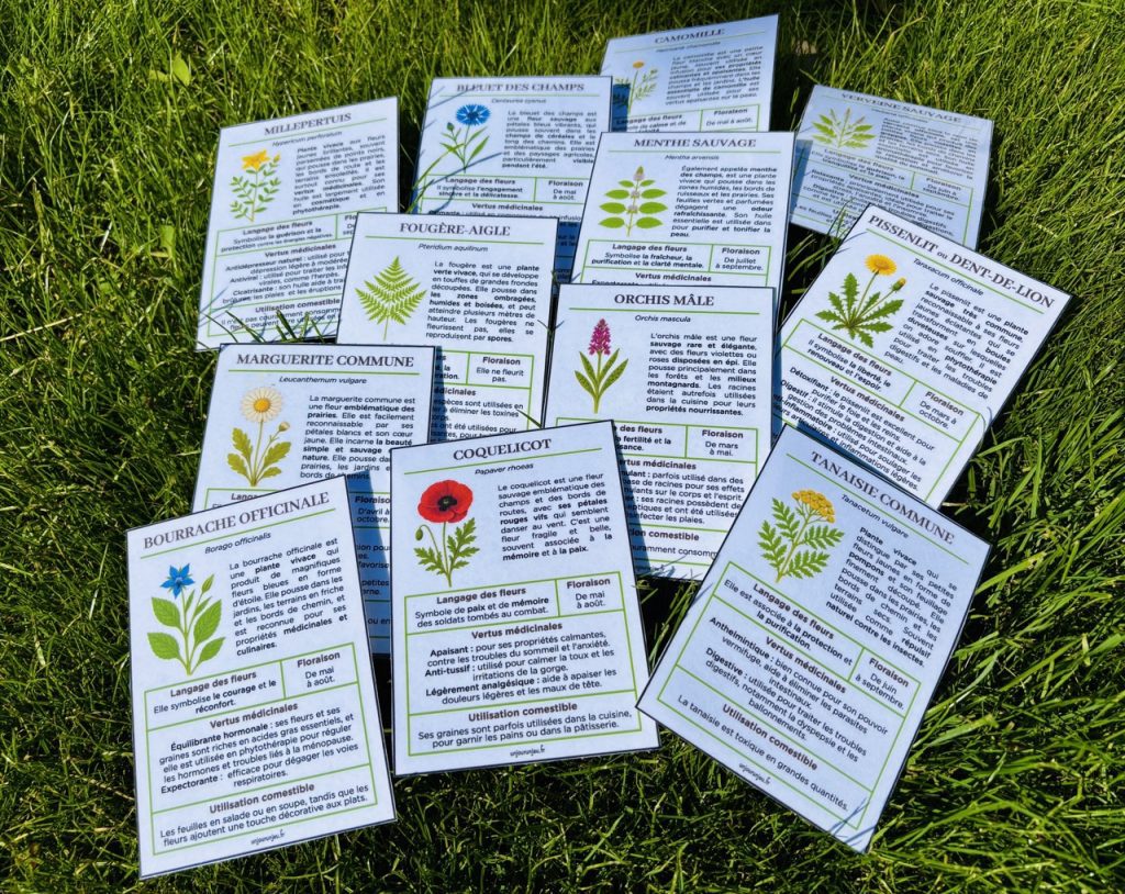 Guide Fleurs Sauvages unjourunjeu