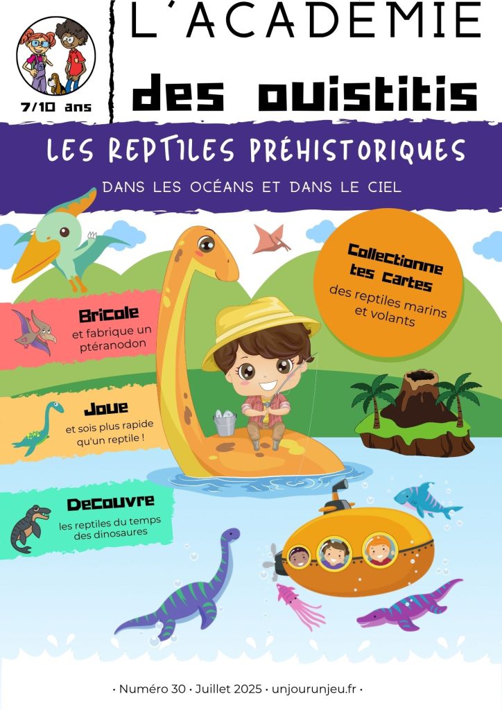 L'Académie des Ouistitis à la découverte des reptiles préhistoriques
