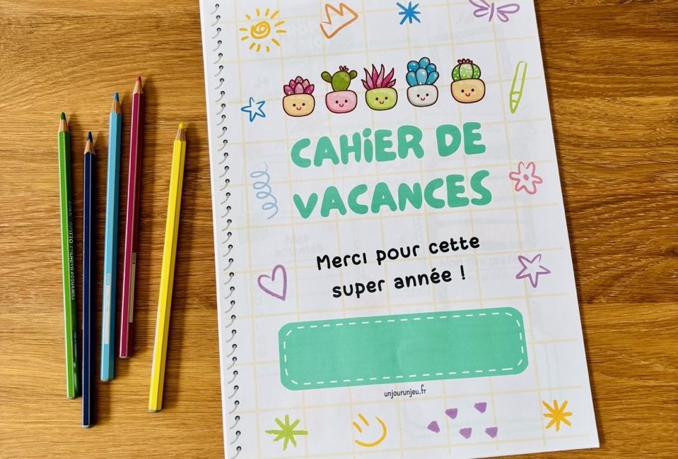 Cadeau enseignants : cahier de vacances
