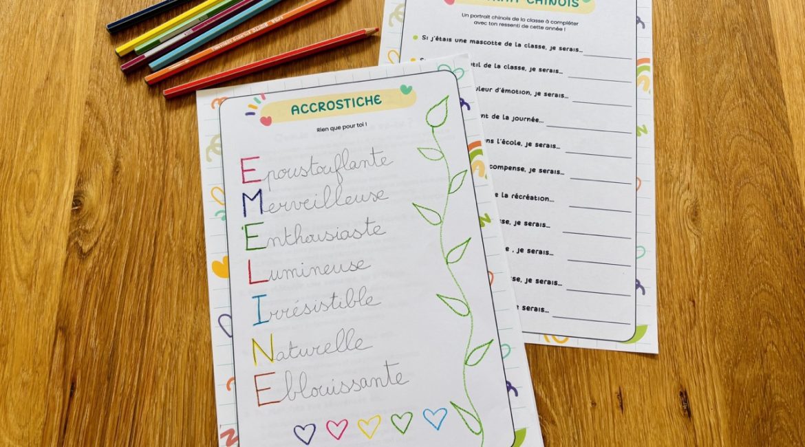 Cadeau enseignants : cahier de vacances