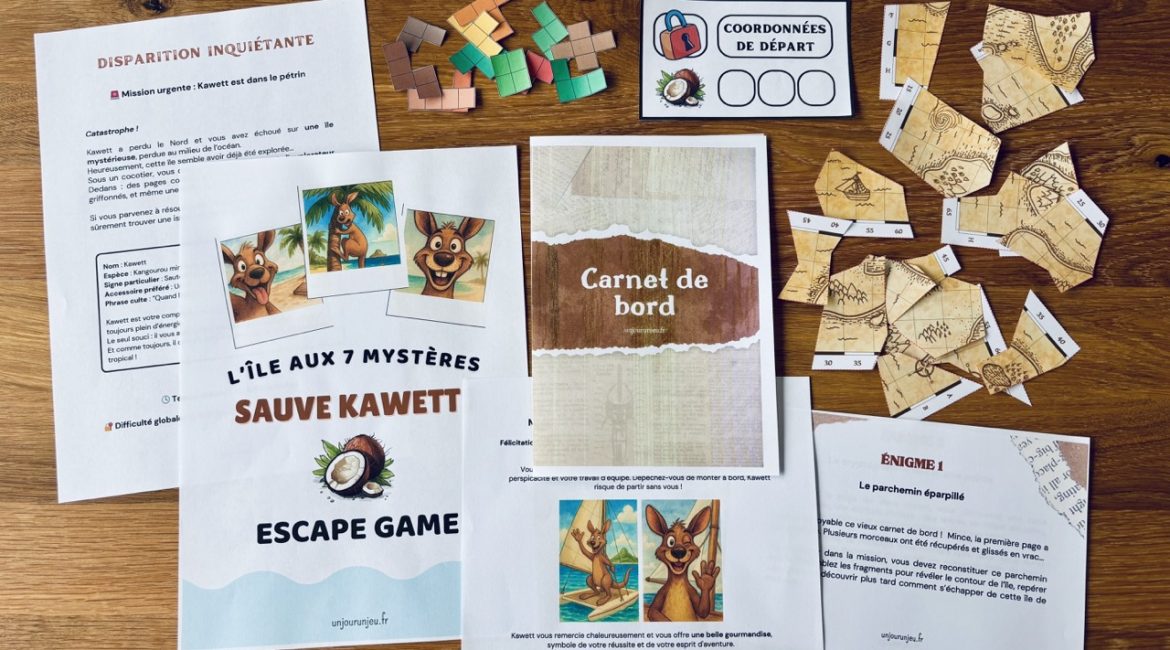 Escape Game de l'île mystérieuse