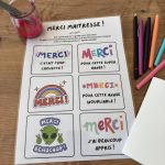 Carte surprise à gratter pour dire merci aux enseignants