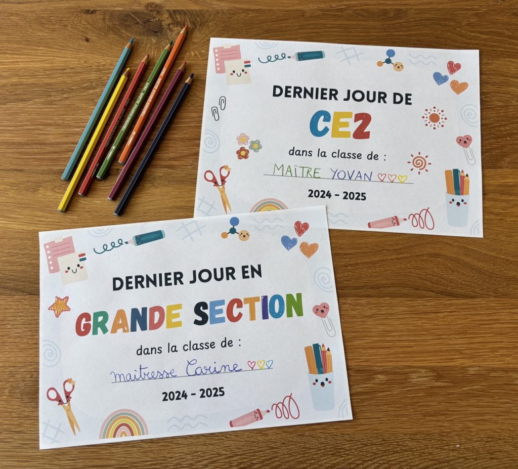 Mon dernier jour d'école