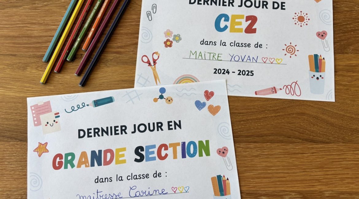 Mon dernier jour d'école