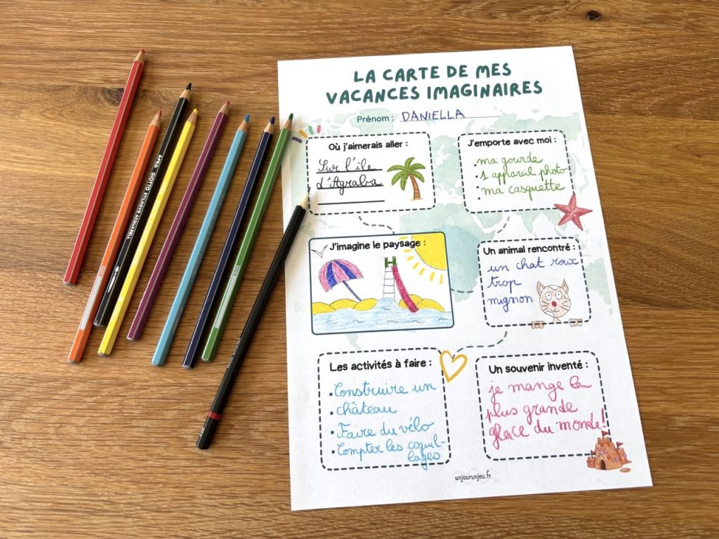 Carte Vacances Imaginaires