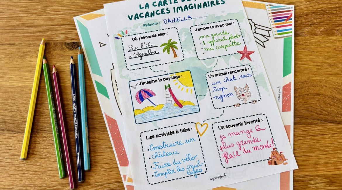 Carte Vacances Imaginaires