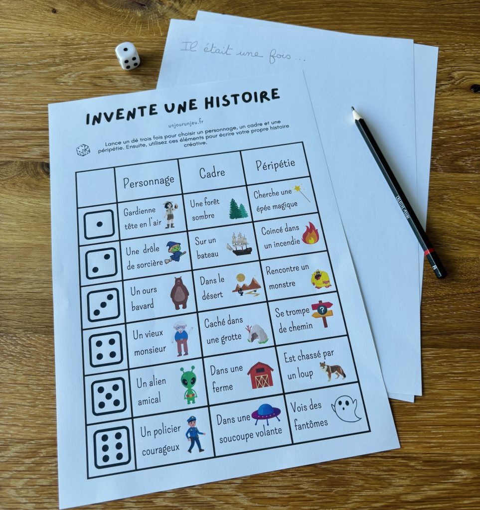 Invente une histoire