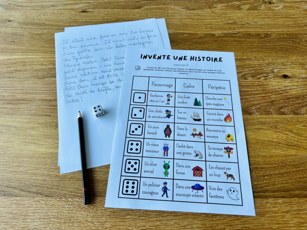 Invente une histoire