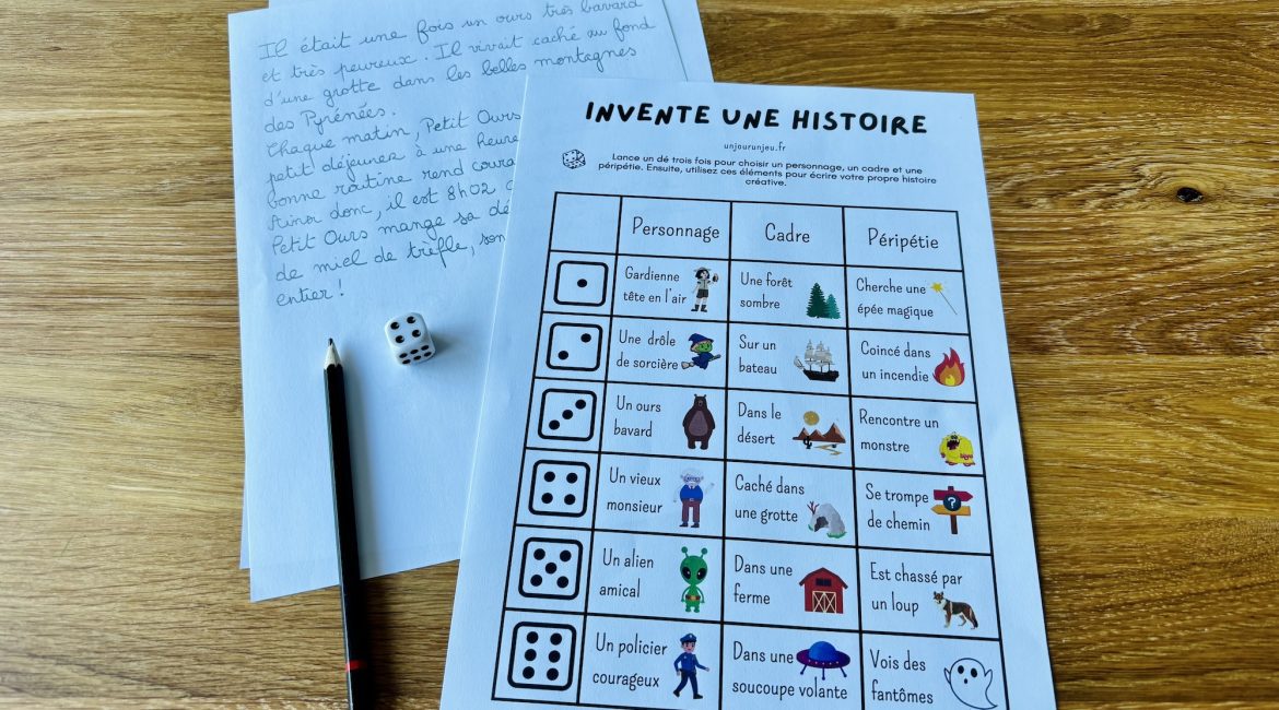 Invente une histoire