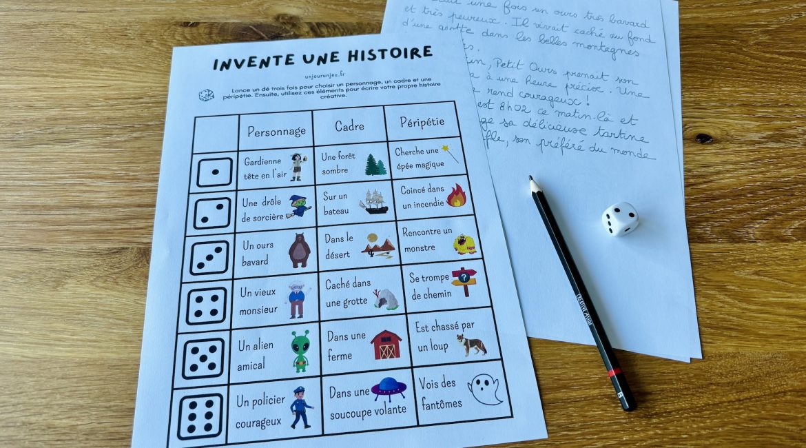 Invente une histoire