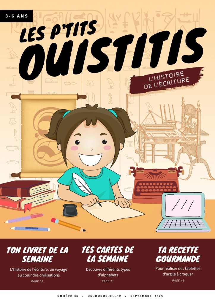 Les P'tits Ouistitis s'intéressent à l'histoire de l'écriture