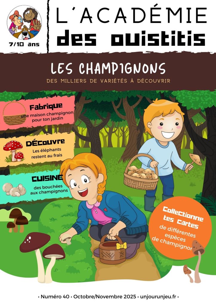 L'Académie des Ouistitis à la cueillette des champignons