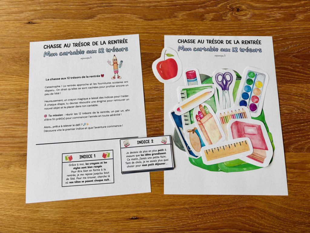 Chasse au trésor Rentrée