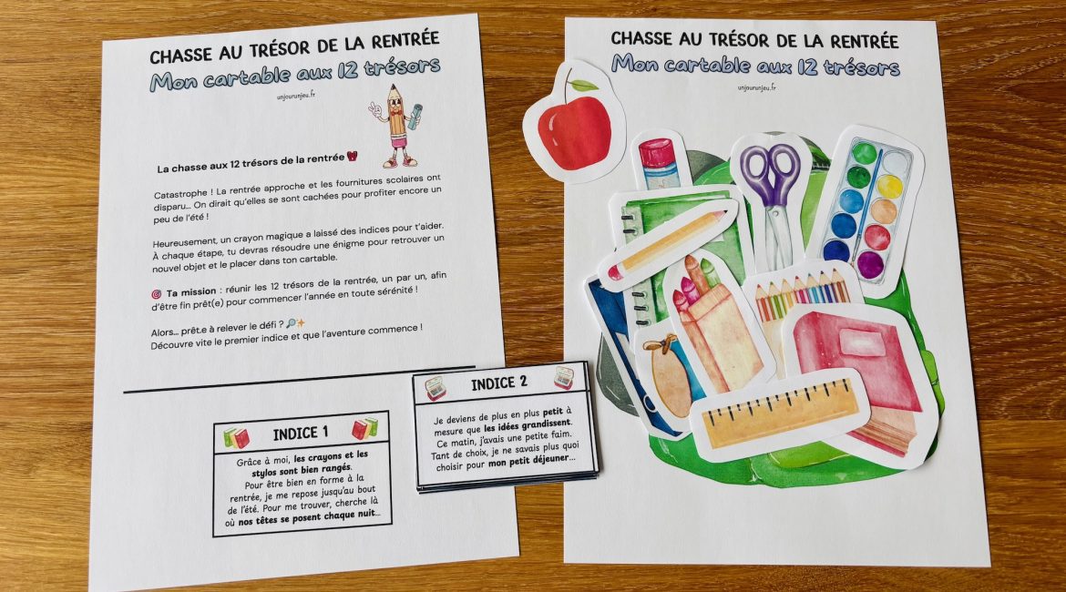 Chasse au trésor Rentrée