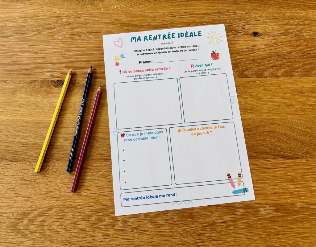 Ma rentrée idéale