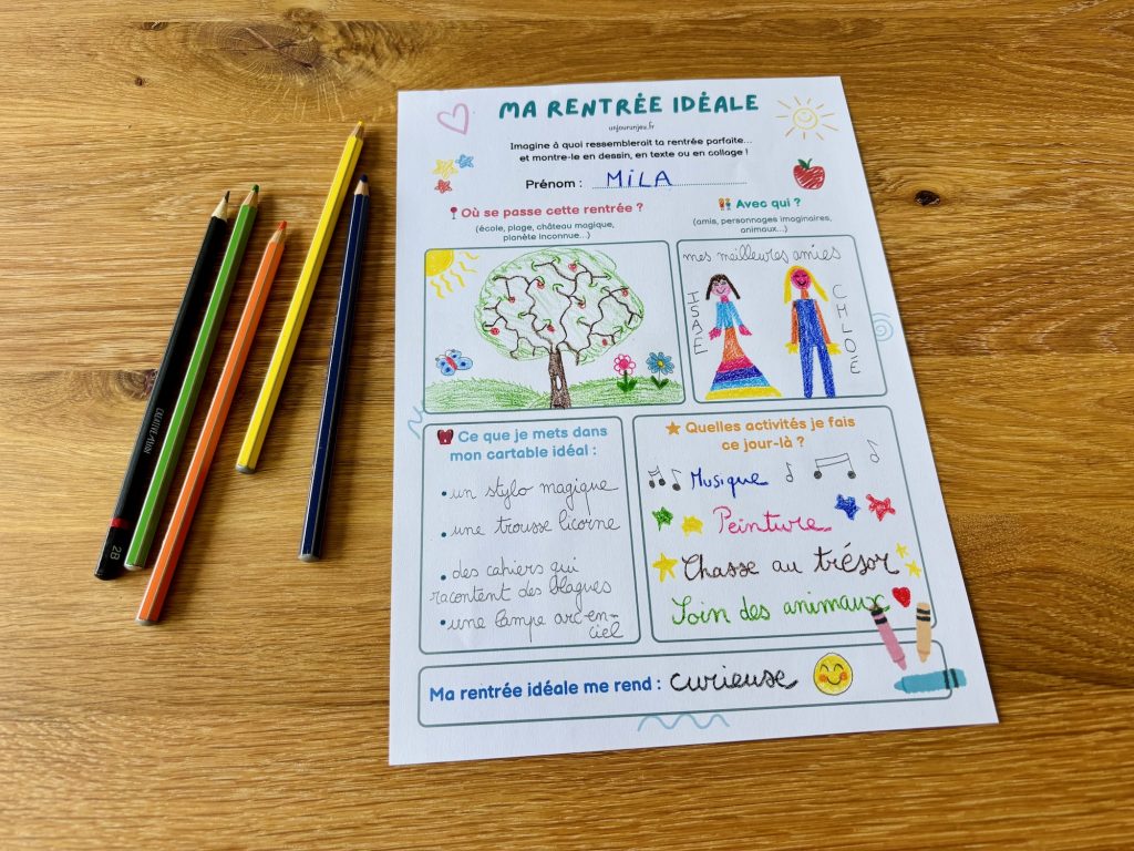 Ma rentrée idéale