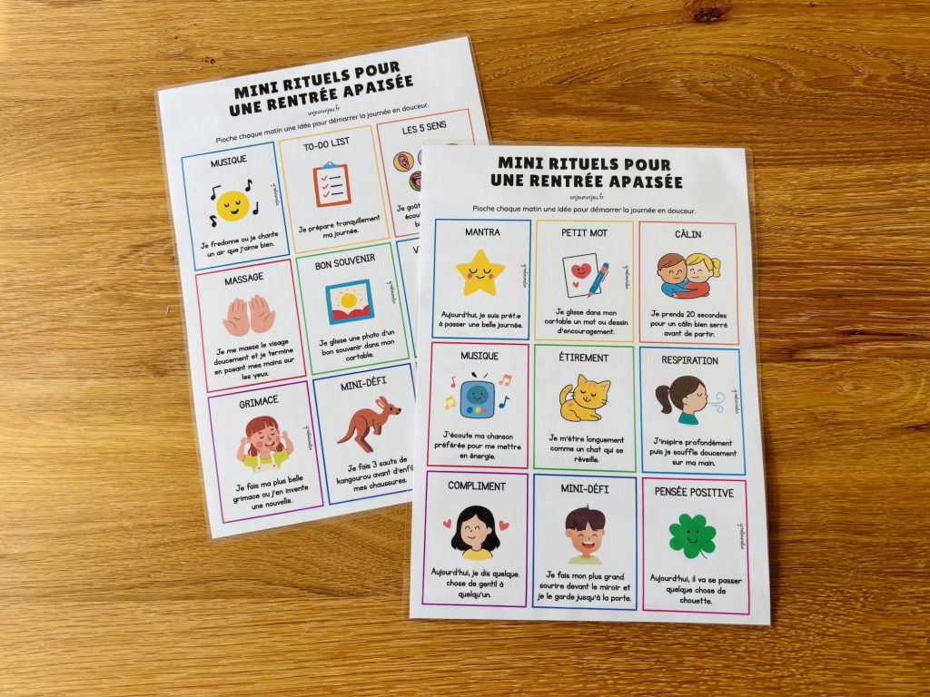 Mini rituels du matin pour une rentrée apaisée