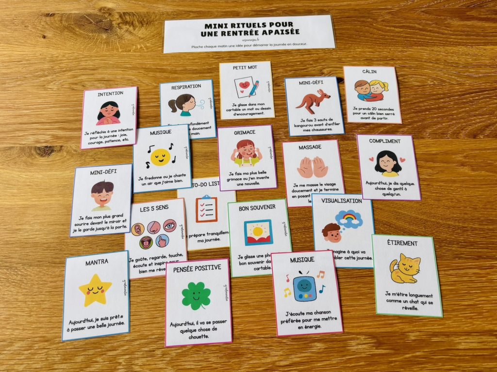 Mini rituels du matin pour la rentrée