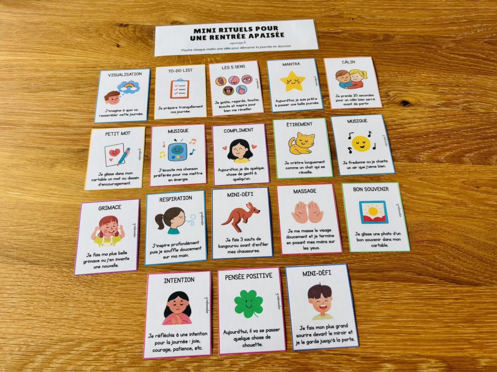 Mini rituels du matin pour une rentrée apaisée