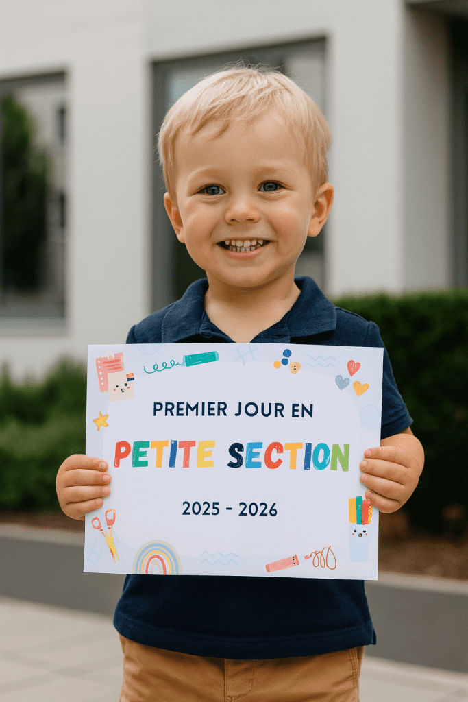 Affiche Premier jour d'école