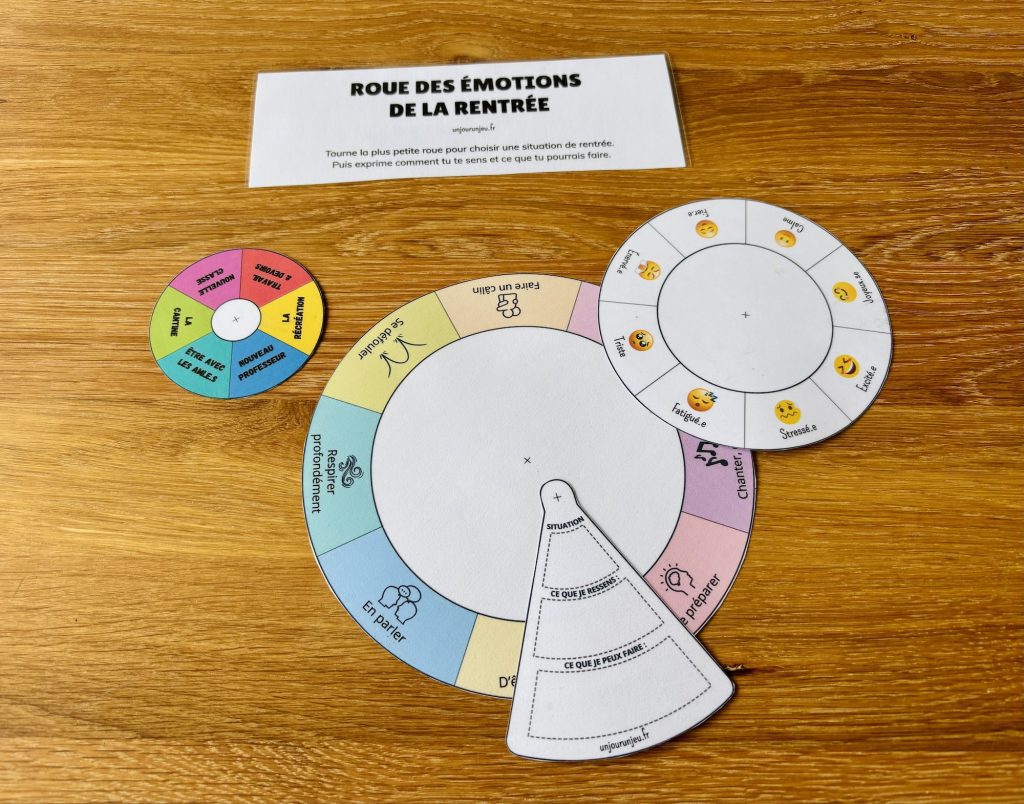 Roue des émotions rentrée