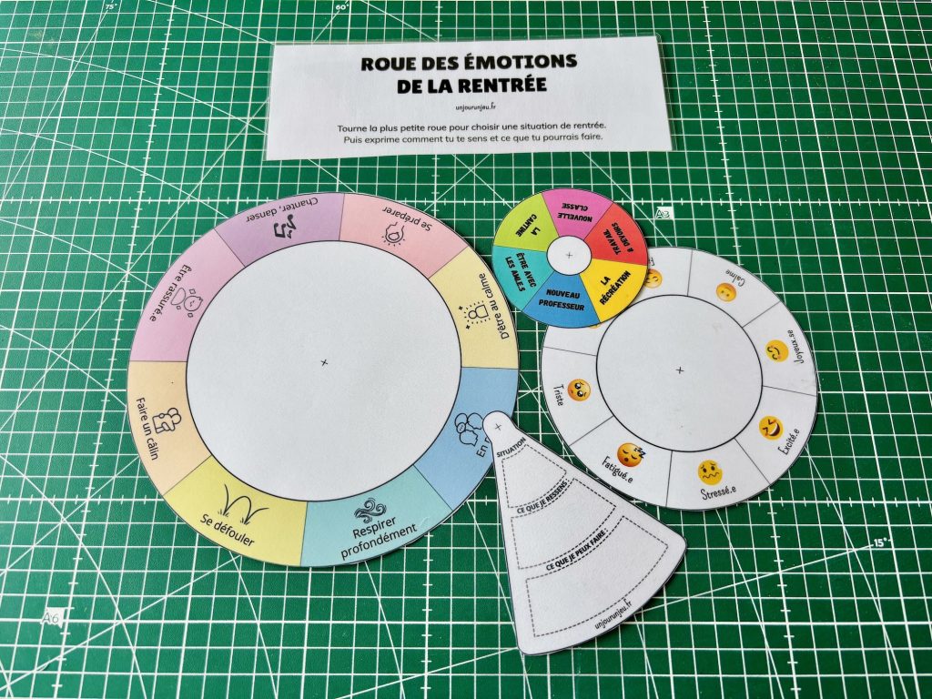 Roue des émotions rentrée