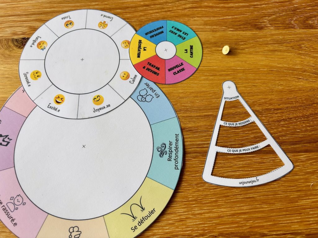 Roue des émotions rentrée