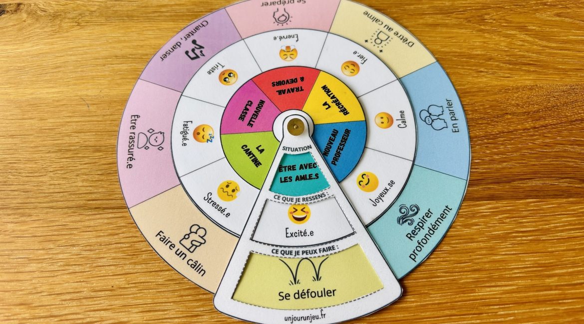 Roue des émotions rentrée