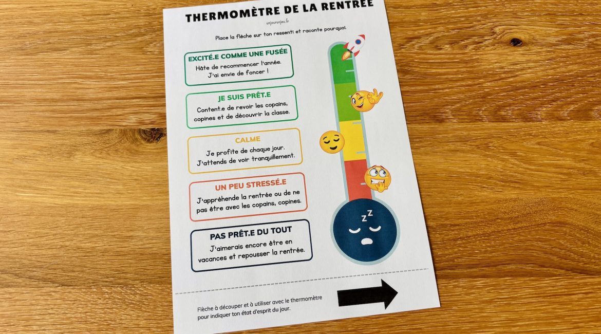 Thermomètre Rentrée