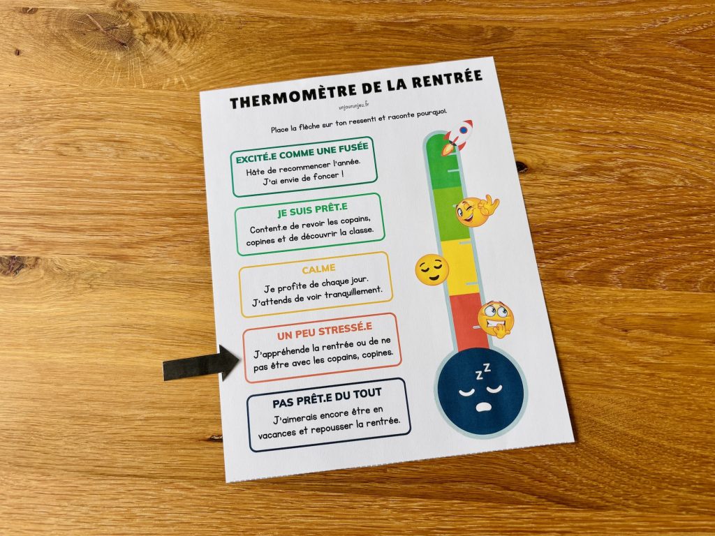 Thermomètre Rentrée