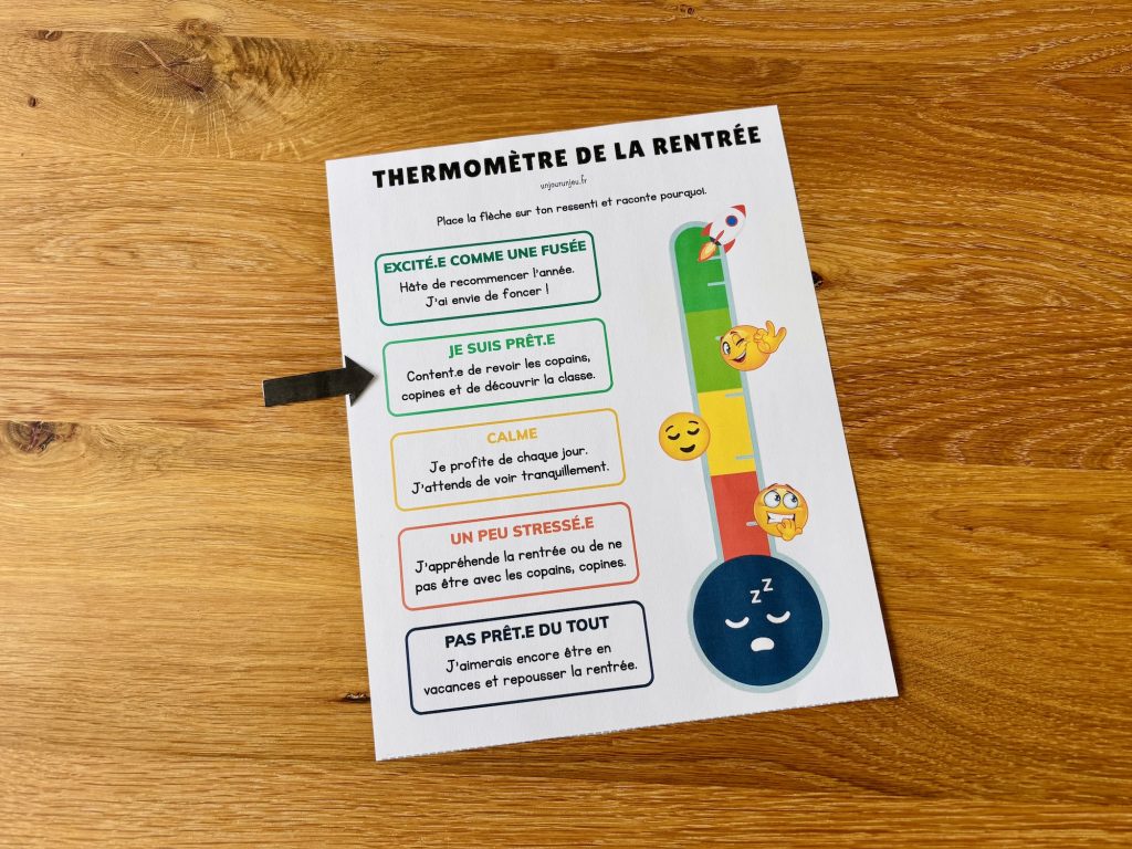 Thermomètre Rentrée