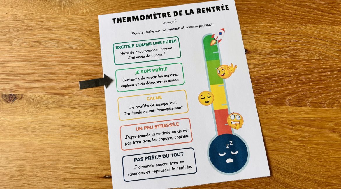Thermomètre Rentrée