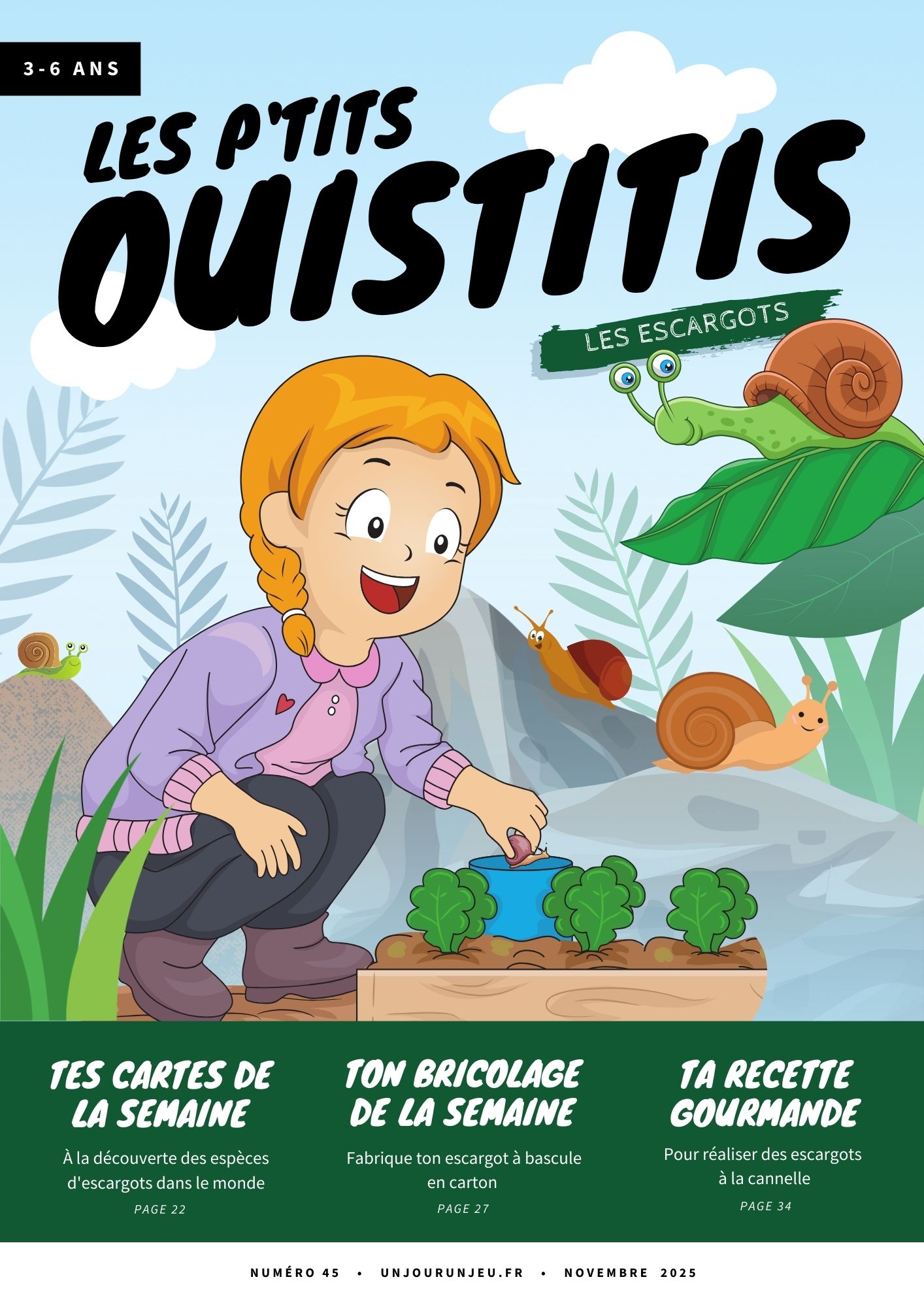 45 Les P'tits Ouistitis observent les escargots