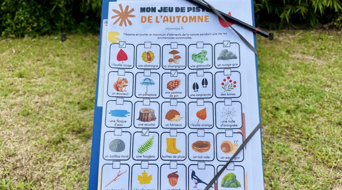 Jeu de piste Automne