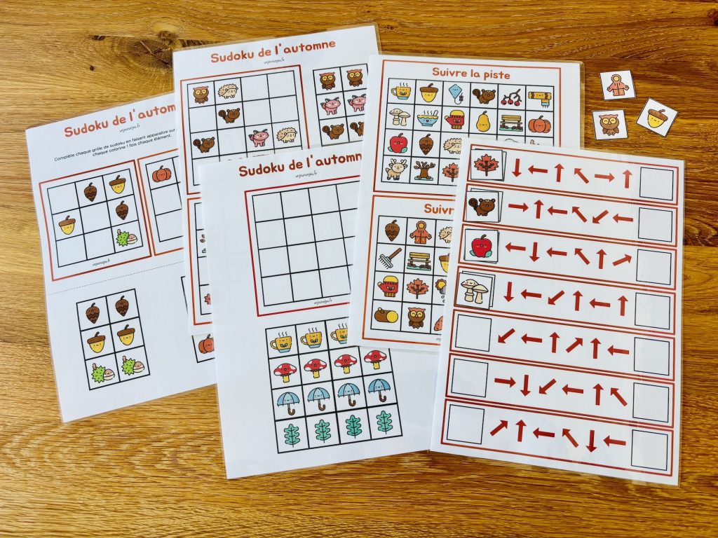 Jeux logique Automne